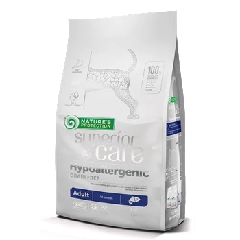 Image 1 of AKVATERA Nature's Protection DOG - White Dogs Hypoallergenic Grain Free Salmon Adult All breed, висококачествена храна за пораснали кучета от всички породи с бяла козина, чувствителна храносмилателна система, със сьомга, Литва - 1, 5 кг