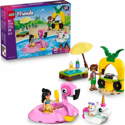LEGO® Friends 42658 Zábava pri bazéne s jednorožcom a plameniakom