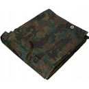 Tarpaulin plachta Khaki 5x8 m, 80 g/m, zakrývacia, oliva/kamufláž