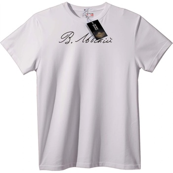 NOONEBRAND Тениска Класически черен дизайн - M, White