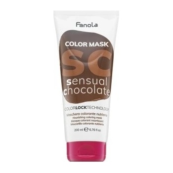 Fanola Color Mask farebné masky Sensual Chocolate čokoládová 200 ml