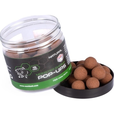 Kevin Nash floating boilies Pop Ups Monster Shrimp Natural 75g 20mm
