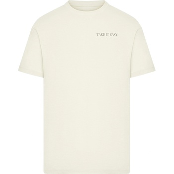 Mister Tee Тениска Take It Easy Plants Tee sand XXLUB-MT4019-00208 - Тъмносив, размер M