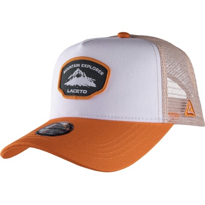 Stylová Laceto TRUCKER 1 Bílá Oranžová Béžová Černá