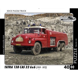 Retro cars - Puzzle Tatra 138 CAS 32 6x6 (1959 - 1972) - 40 - 99 piese