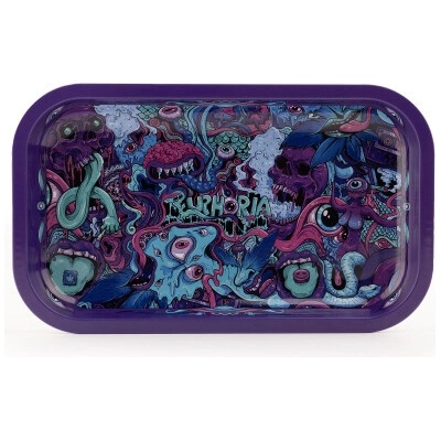 Euphoria Metal Rolling Tray Psychedelic 180x140mm – Zbozi.Blesk.cz