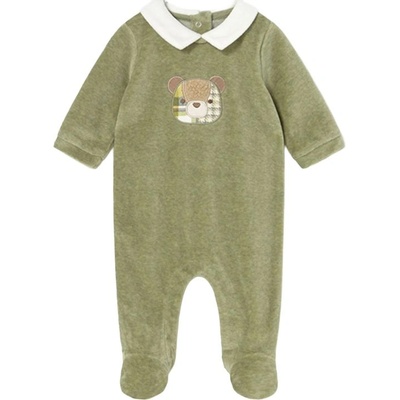 Mayoral Плюшен гащеризон Mayoral - С якичка, зелен, 0-1 м (15-02716-044-0-1)