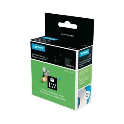 DYMO S0929120, 25мм x 25мм, 750 бр, бели мултифункционални хартиени етикети (S0929120)