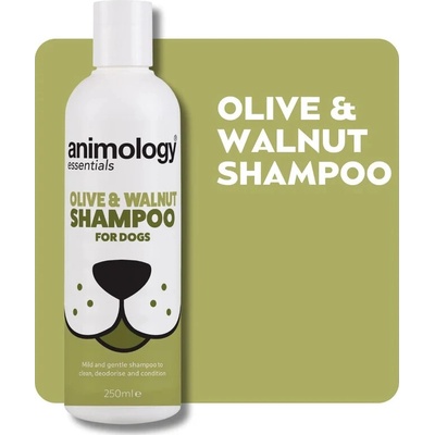 Animology Essentials Olive & Walnut Šampón pre psy Olivy & Orech 250 ml