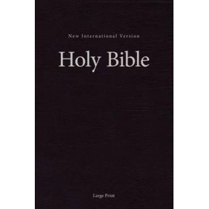 NIV, Pew and Worship Bible, Large Print, Hardcover, Black | Zondervan (ISBN: 9780310446309)