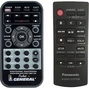 GENERAL Panasonic n2qayb001215 - дистанционно управление дубликат (n2qayb001215) Дистанционно