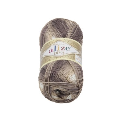 DIVA batik 100 g – 1815 svetlo béžová, tmavo béžová