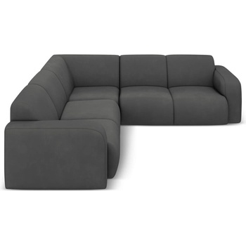 Micadoni Тъмносив ъглов диван (променлив/L форма) Molino - Micadoni Home (MIC_COR_143_F1_MOLINO10)