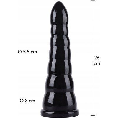 Hidden Desire Extreme Anal Cone XL 26cm Black