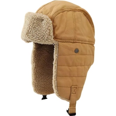 HARAHU Зимна ушанка no-37126 - Кафява kp37126 (no-37126)