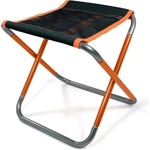 BasicNature Сгъваем стол Compact 2.0 черен / оранжев (591512)
