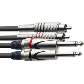 Image 1 of Stagg Кабел 2 жака - 2 чинча 1.5м stc1.5pcm