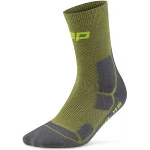 CEP Мъжки туристически чорапи CEP Hiking Mid Cushion Sock Mid Cut Walking socks - Olive / Grey - размер III (207-1134-0311)