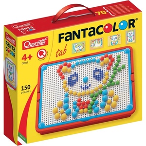Quercetti Fantacolor 923 - мозайка с дъска и шаблони