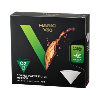 Hario Хартиени филтри Hario Meteor V60-02 50 бр. бързи VCF-02-50MT