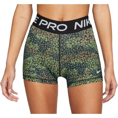 Nike Pro Dri-Fit short 3in W treeline/black/white