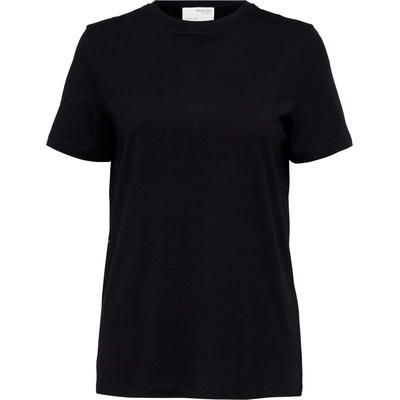 Selected femme Тениска 'my essential' черно, размер s
