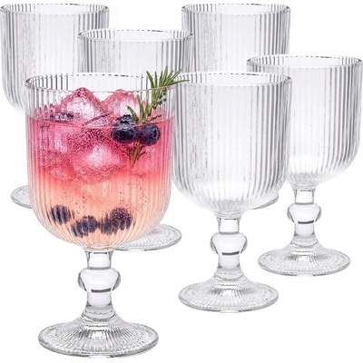 Sklenice na drinky na stopce Altom Design Selena 6 x 370 ml