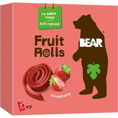 BEAR Ovocné plátky jahoda 5 x 20 g