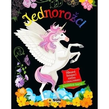 Jednorožce úžasná škrabacia knižka a omaľovánky
