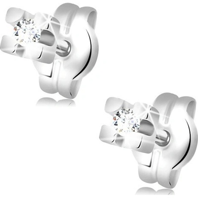 Šperky eshop v bílém zlatě kulatý briliant čiré barvy BT501.56