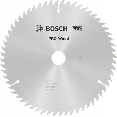 Pilový kotouč Bosch 2608640436 | 254x2,0x30mm | 60 zubů | Optiline Wood