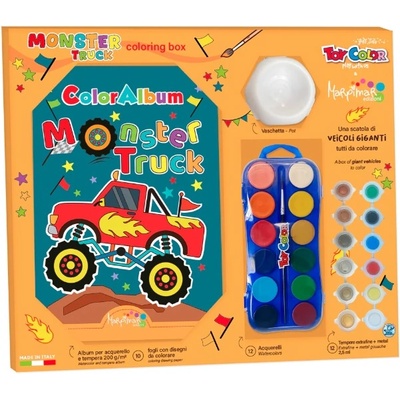 Toy Color Кутия за оцветяване на Monster Truck, Toy Color - 4017