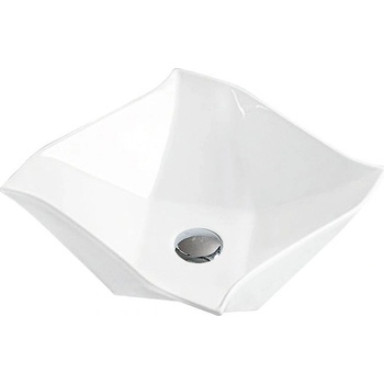 Mexen Elvira мивка за плот 42 x 42 см, бяла - 21894200 (21894200)