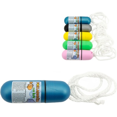 Pokladnička na krk se šňůrkou 11,5cm plast 5 barev vodotěsná