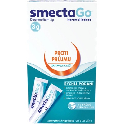 SmectaGo Diosmectitum plv.scc. 12 x 3 g – Zboží Dáma