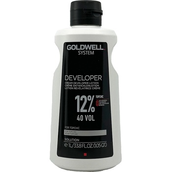 Goldwell System Cream Developer Lotion Topchic 1000 ml кремообразен оксидант 12% 40 Vol