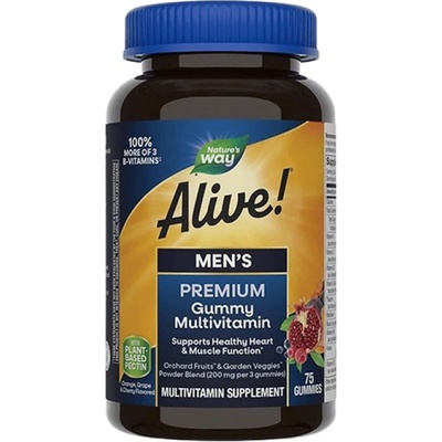 Nature's Way Alive! Men's Gummy Vitamins [75 Дъвчащи таблетки]