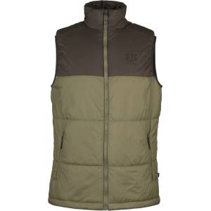 Stoic Мъжки вълнен елек Stoic MountainWool120 StorboSt. II Vest Winter vest - Black Olive / Olive Green - размер 3XL (032-1610-0116)