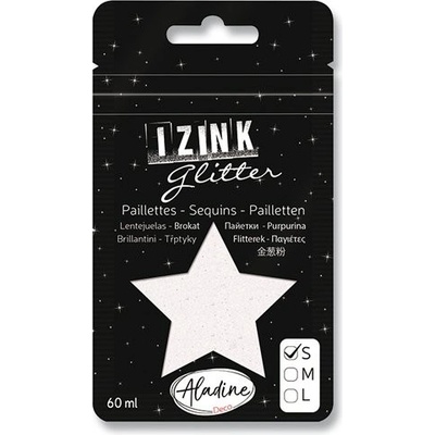 Diamantové třpytky Aladine Izink bílá