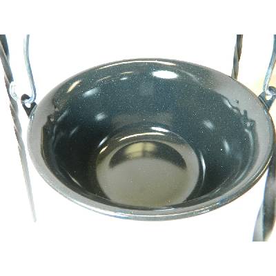 kotlík 14L tmavý smalt s trojnožkou