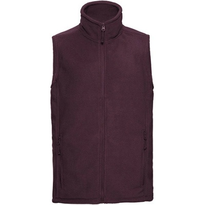 Russell pánska fleecová vesta R-872M-0 burgundy