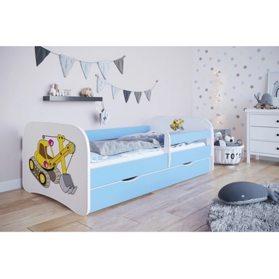 Kocot Kids Babydreams bagr modrá se šuplíky