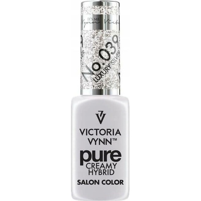 Hybridní lak barevný lak Victoria Vynn Stříbrná 8 ml