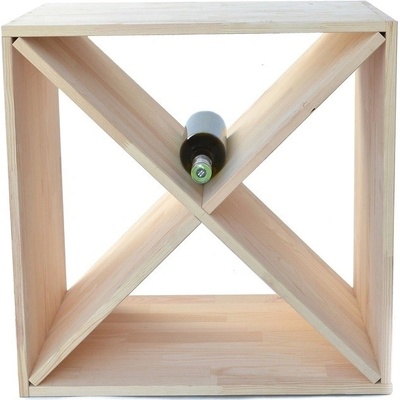 Rojaplast Police na víno DŘEVĚNÁ čtverec – Zboží Mobilmania