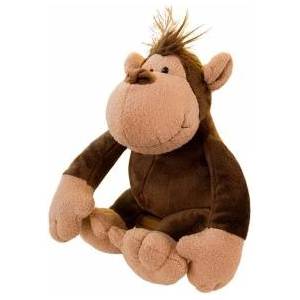 LEAN Toys Plush Mascot Cuddly Toy Monkey Brown 25cm