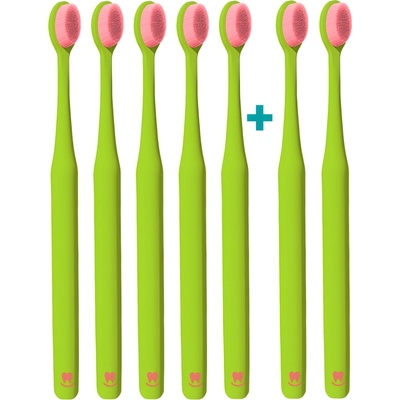 Nanosmile Zubní kartáček ProCare Olive Ultrajemný 5+2 ks