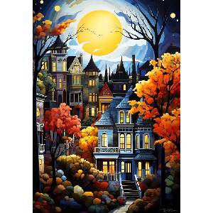Alipson Puzzle - Puzzle Serene Village - 1 000 piese