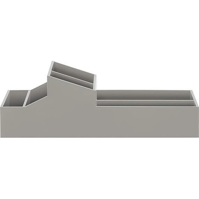 Spirella kosmetický organizér SKYLINE dva díly šedý plast