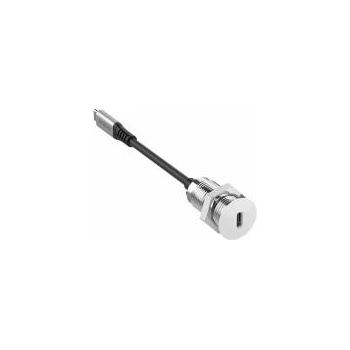 VivoLink PROUSBCMF0.3SOCKET-W USB cable 0.3 m USB 3.2 Gen 2 (3.1 Gen 2) USB C White