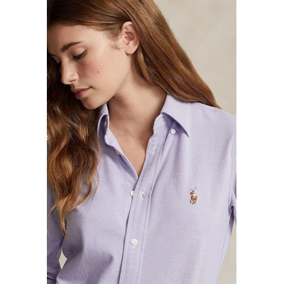 Ralph Lauren риза тип Оксфорд дамска от памук (211924258)